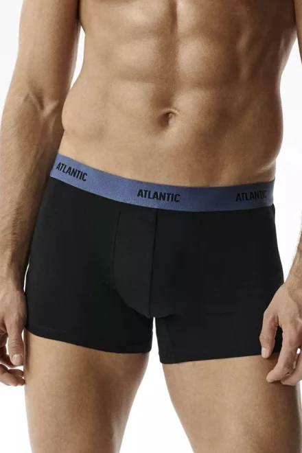 6 PACK boxerky 6SMH-004 - bavlna - Černá