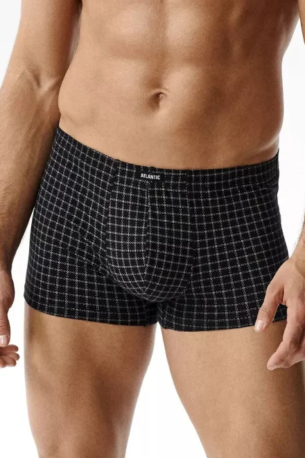 3 PACK boxerky 3MH-242 - bavlna - Tmavě modrá