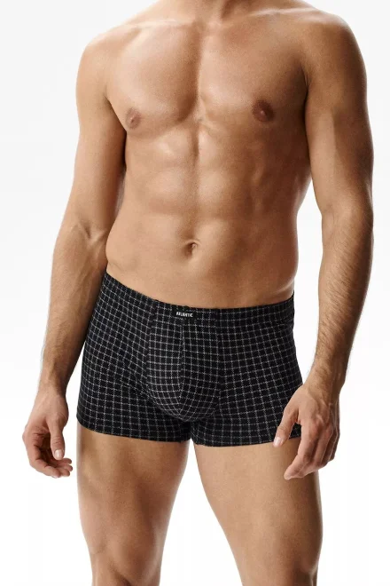 3 PACK boxerky 3MH-242 - bavlna - Tmavě modrá