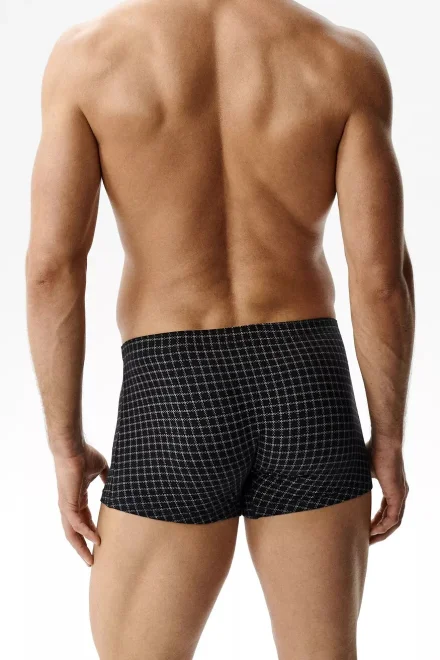 3 PACK boxerky 3MH-242 - bavlna - Tmavě modrá