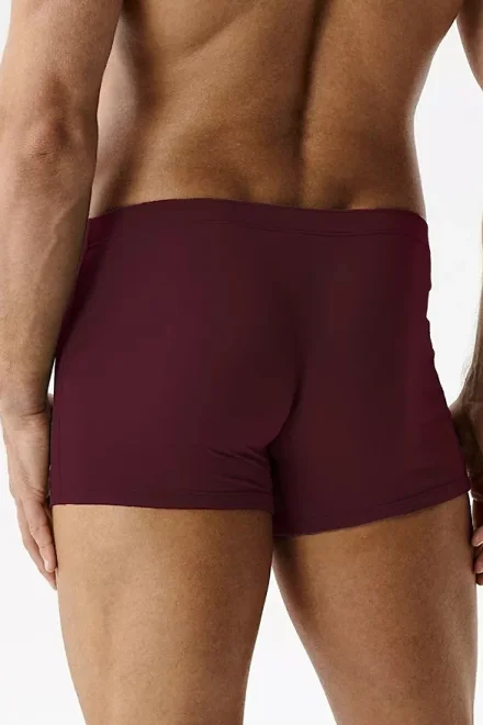 6 PACK boxerky 6SMH-001 - bavlna - Vínově-červená