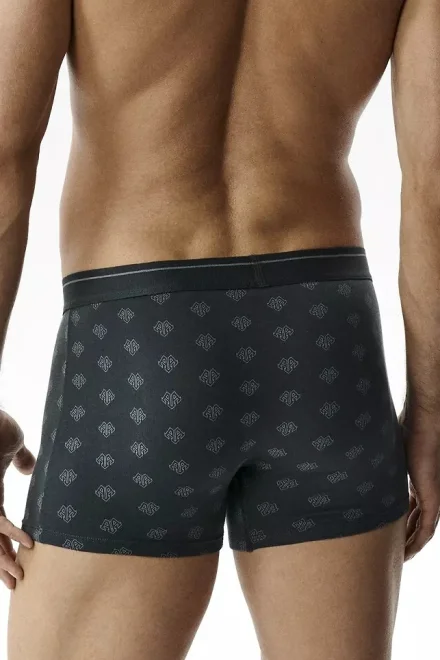 3 PACK boxerky 3MH-240 - krátká nohavička - Grafit