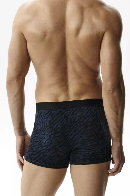 3 PACK boxerky 3MH-239 - krátká nohavička - Tmavě modrá