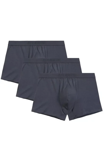 3 PACK boxerky 3BMH-016 - bambus - Grafit