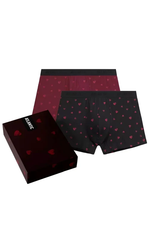 2 PACK boxerky 2GMH-032 - srdíčka