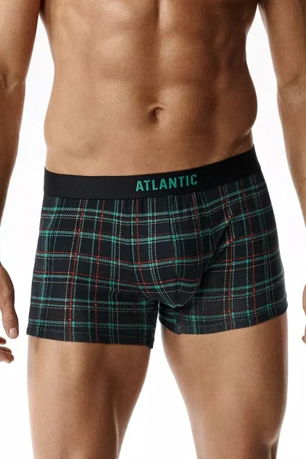 2 PACK boxerky 2GMH-034 - vánoční motiv - Tmavě modrá