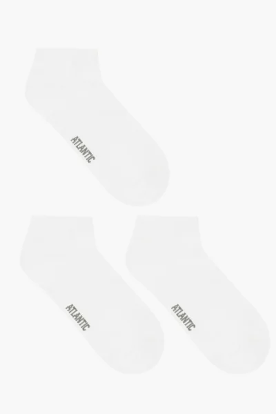 3 PACK ponožky 3BMC-103 - Bílá