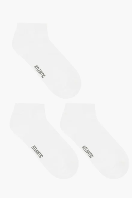 3 PACK ponožky 3BMC-103 - Bílá