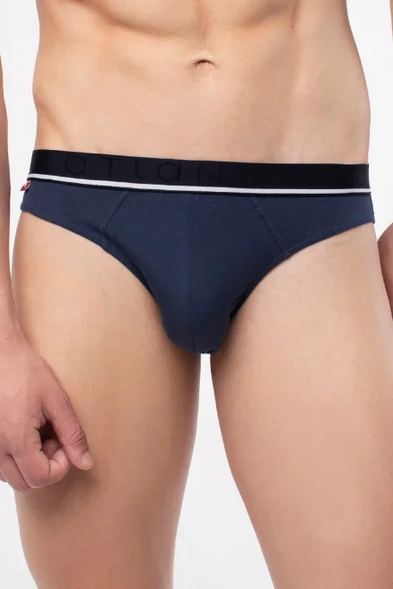 Slipy MP-1465 Pima Cotton Dark blue Duo pack - Tmavě modrá