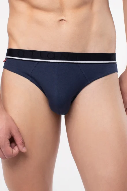Slipy MP-1465 Pima Cotton Dark blue Duo pack - Tmavě modrá