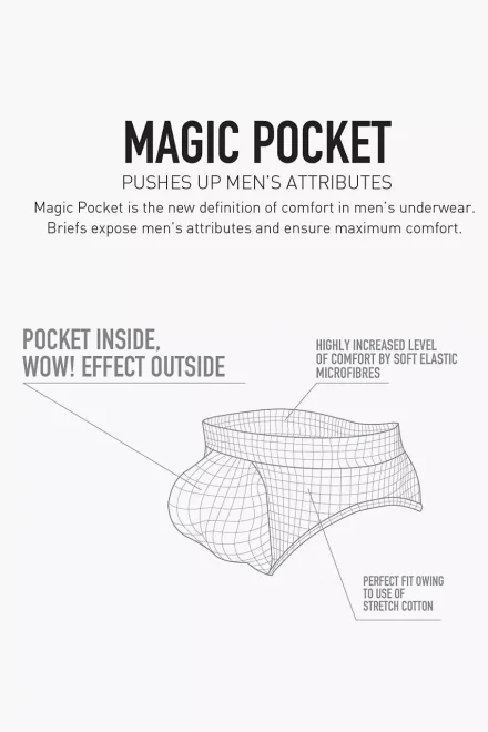 Slipy BMP-1581 - Magic Pocket - Černá