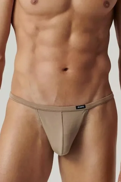 Slipy MP-1587 - střih tanga - Béžová