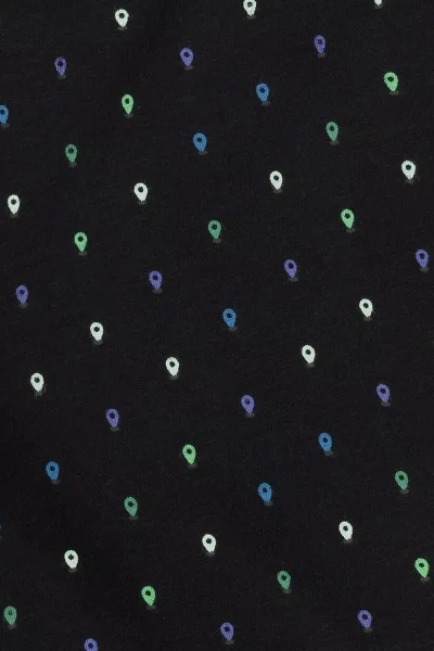 3 PACK slipy 3MP-204 - bavlna - Černo-modrá