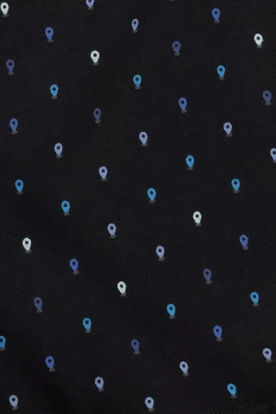 3 PACK slipy 3MP-204 - bavlna - Černo-modrá