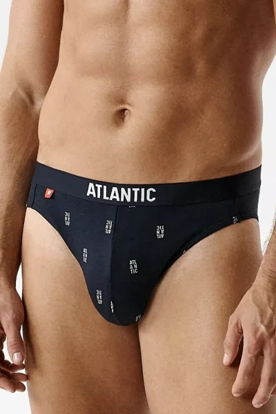 3 PACK slipy 3MP-210 - Šedo-modrá