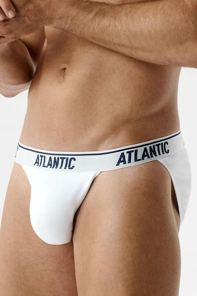 3 PACK slipy 3MP-220 - střih tanga - Bílá