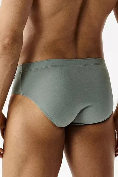 5 PACK slipy 5SMP-003 - multipack - Světle zelená