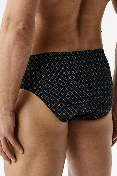 3 PACK slipy 3MP-218 - Tmavě modrá