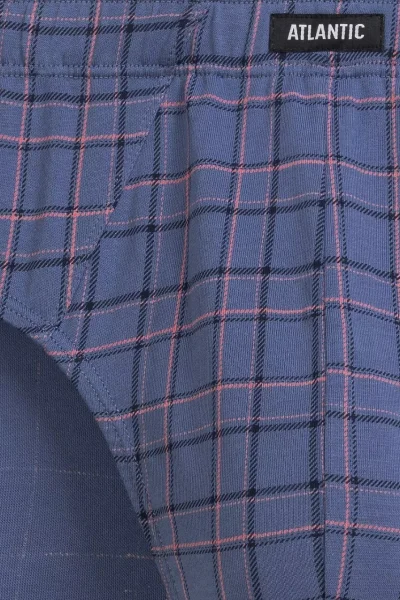 3 PACK slipy 3MP-216 - Tmavěmodrá-modrá