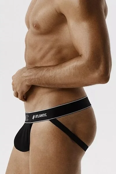 2 PACK jockstrap 2BMP-1591 - magic pocket - Černá