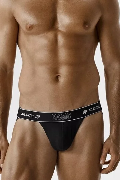 2 PACK jockstrap 2BMP-1591 - magic pocket - Černá