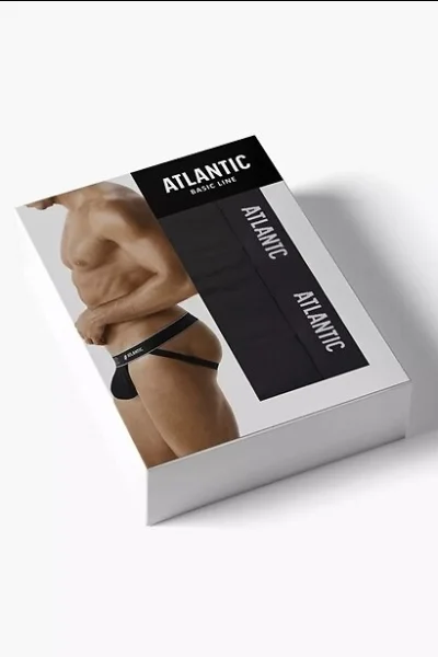 2 PACK jockstrap 2BMP-1591 - magic pocket - Černá