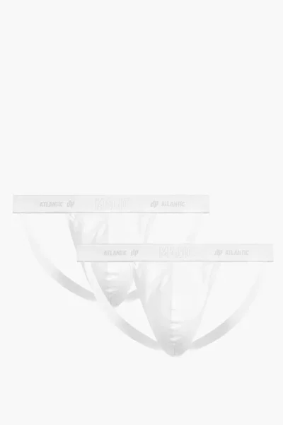 2 PACK jockstrap 2BMP-1591 - magic pocket - Bílá