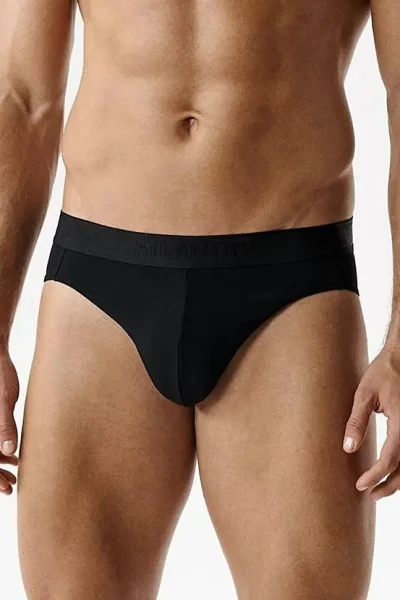 2 PACK slipy 2MP-1590 - micromodal - Černá