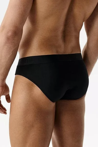 2 PACK slipy 2MP-1590 - micromodal - Černá