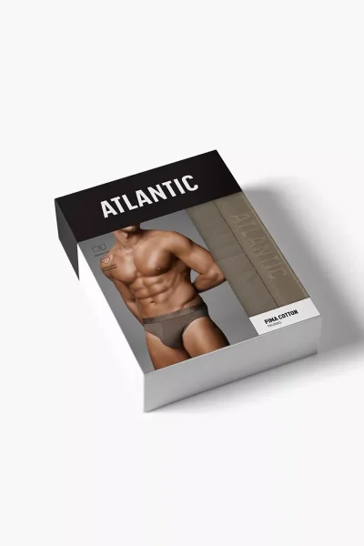 2 PACK slipy 2MP-1590 - micromodal - Tmavě béžová