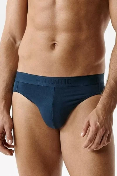 2 PACK slipy 2MP-1590 - micromodal - Tmavě modrá