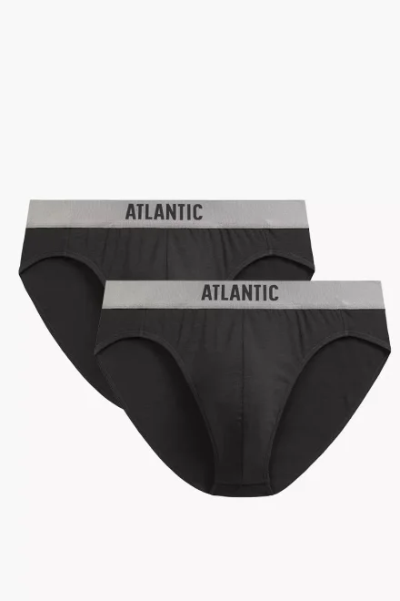 2 PACK slipy 2MP-1589 - pima bavlna - Khaki