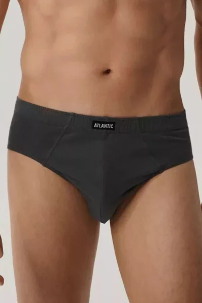 3 PACK slipy 3BMP-006 - Tmavě šedá