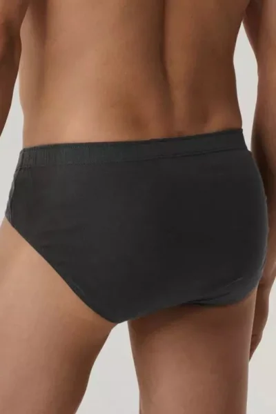 3 PACK slipy 3BMP-006 - Tmavě šedá