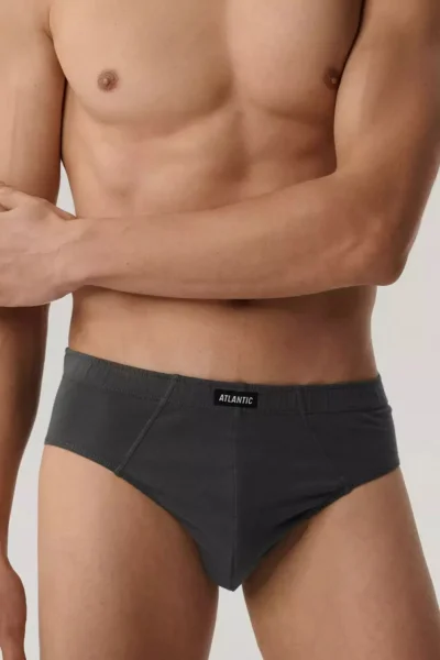 3 PACK slipy 3BMP-006 - Tmavě šedá