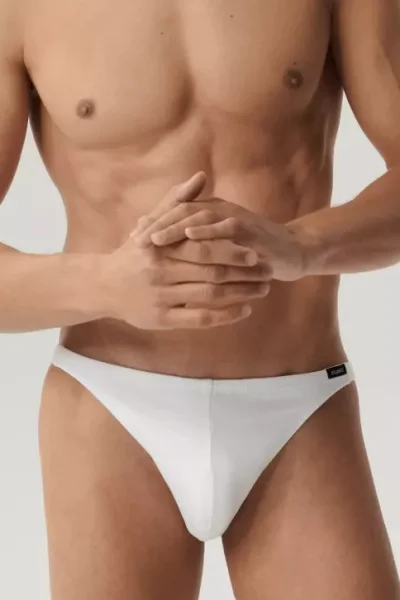 2 PACK tanga 2BMP-253 - Bílá