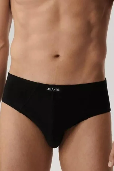 5 PACK slipy 5BMP-006 - bavlna - Černá