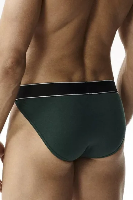 2 PACK slipy 2MP-1588 - magic pocket - Tmavě zelená