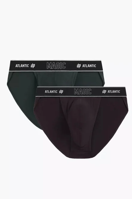 2 PACK slipy 2MP-1588 - magic pocket - Tmavě zelená