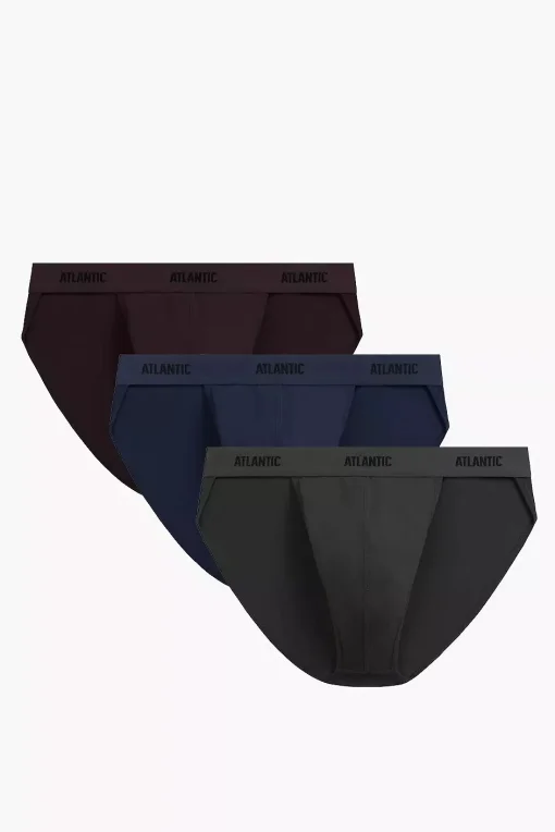 3 PACK slipy 3MP-1576 - střih tanga