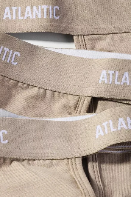 3 PACK jockstrap 3BMP-1571 - bavlna - Béžová
