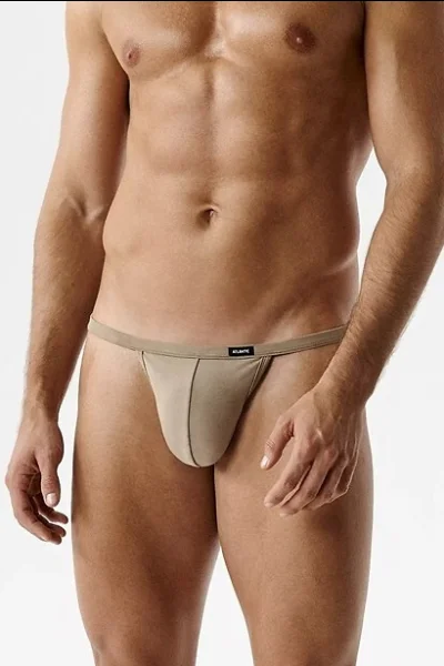 2 PACK tanga 2MP-1588 - micromodal - Béžová