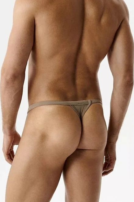 2 PACK tanga 2MP-1588 - micromodal - Béžová