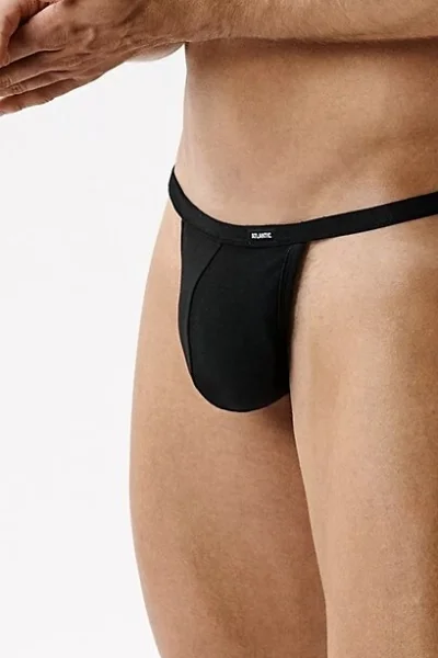 2 PACK tanga 2MP-1588 - micromodal - Černá