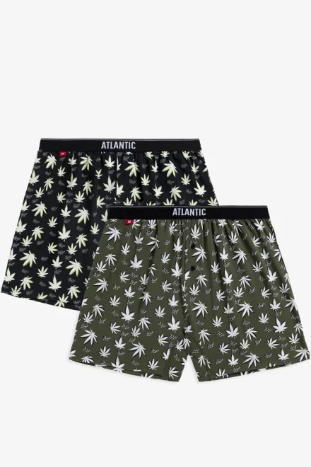 2 PACK trenýrky 2MBX-038 - Černá-khaki