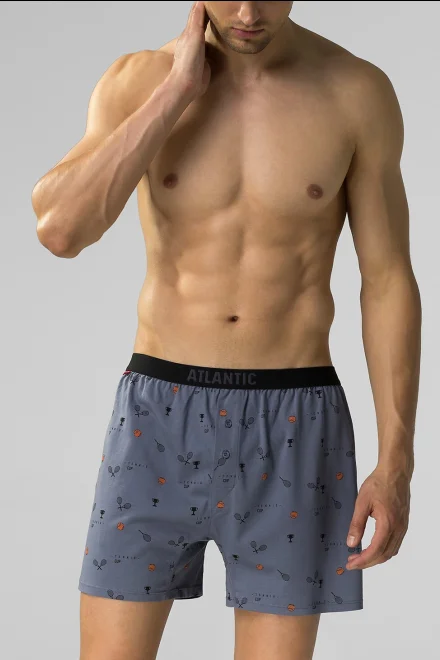 2 PACK trenýrky 2MBX-052 - tenis - Černo-modrá