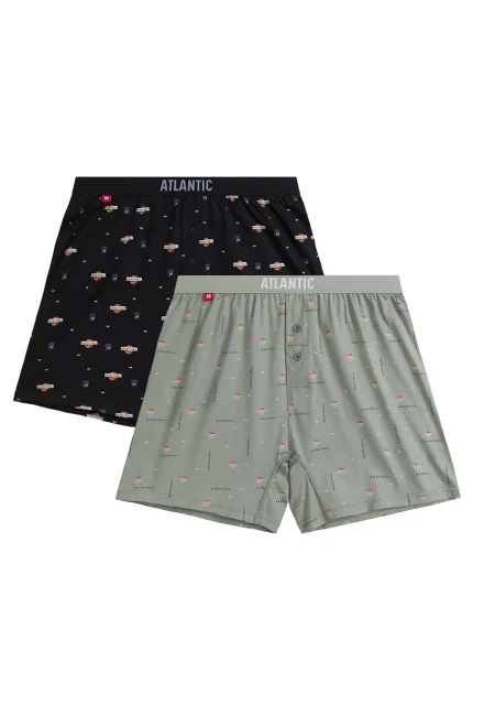 2 PACK trenýrky 2MBX-075 - basketball - Černo-barevná