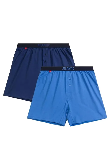 2 PACK trenýrky 2MBX-025/25 - Tmavěmodrá-modrá