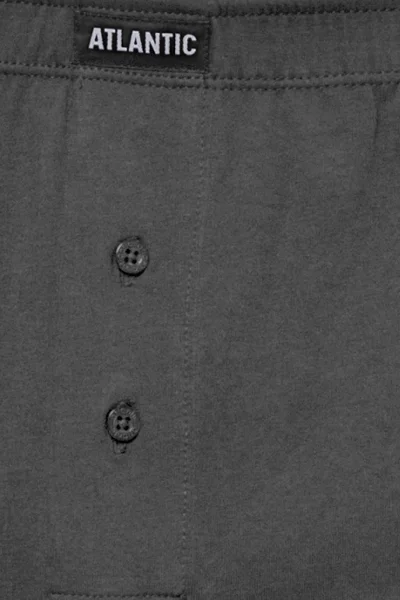 2PACK trenýrky 2BMB-003 - Šedo-černá