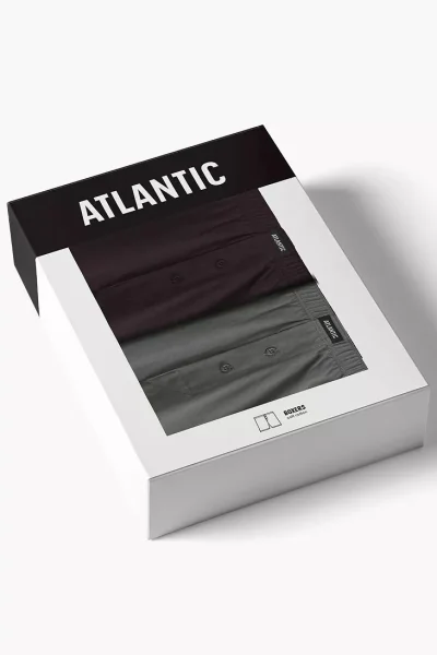 2 PACK trenýrky 2MBX-054 - bavlna - Mix barev